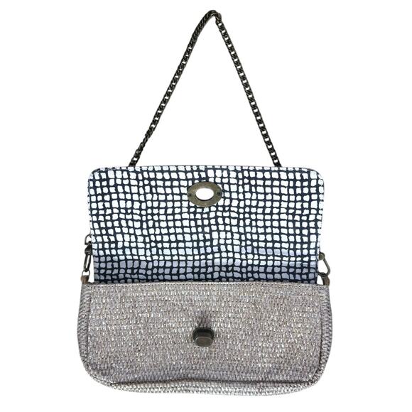 Shiraleah Natural Woven Toggle Clutch Envelope Purse Handbag Tan / Beige - Picture 5 of 11